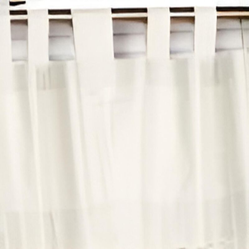 Commonwealth Thermalogic Weather Insulated Cotton Fabric Tab Valance - 40"x15" - Natural