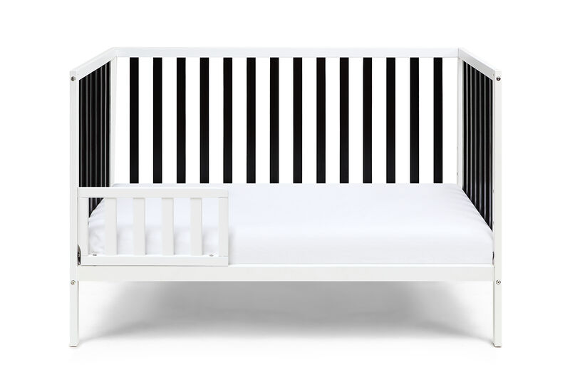 Baby Cache Deux Remi 3-in-1 Convertible Island Crib White/Black