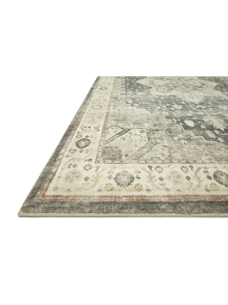 Rosette ROS09 Slate/Ivory 3'3" x 5'3" Rug