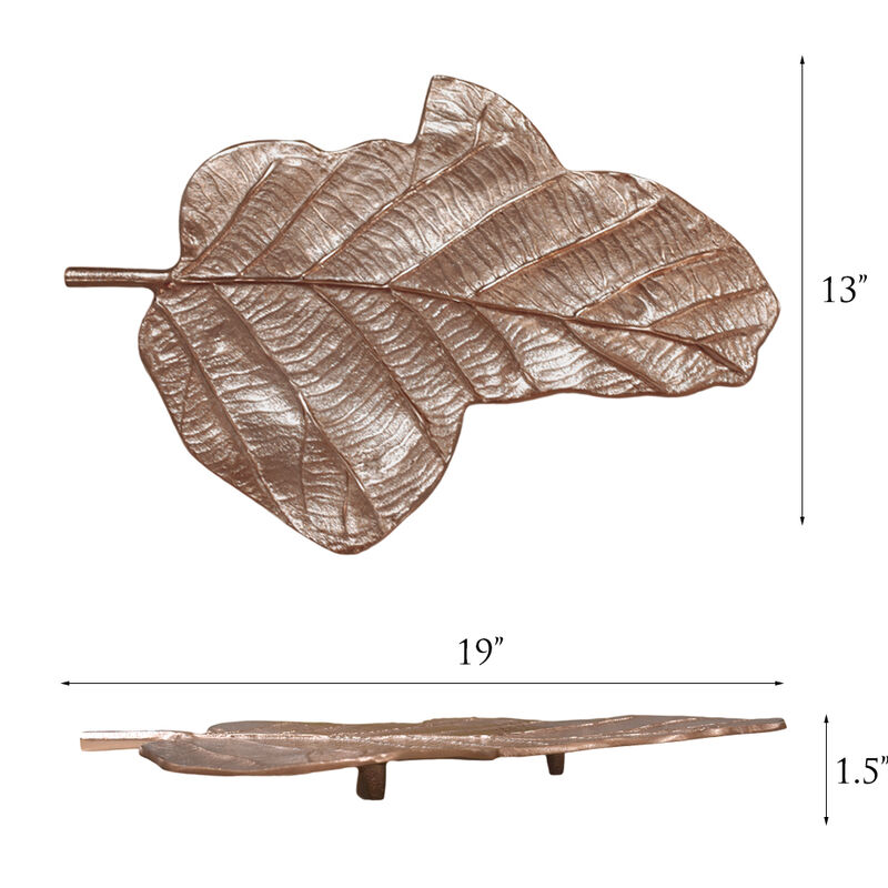 Handmade Decorative Silver Color Coated 7.08 x 4.72 x 0.74 Inches Aluminium Tray 062AB BBH Home's