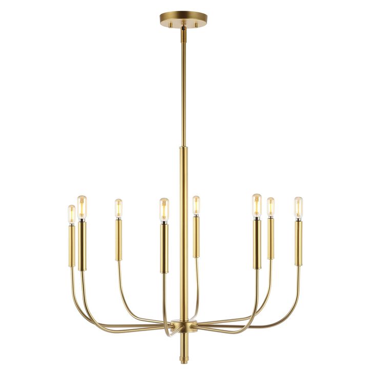 Amoros Modern Mid Century Iron LED Chandelier