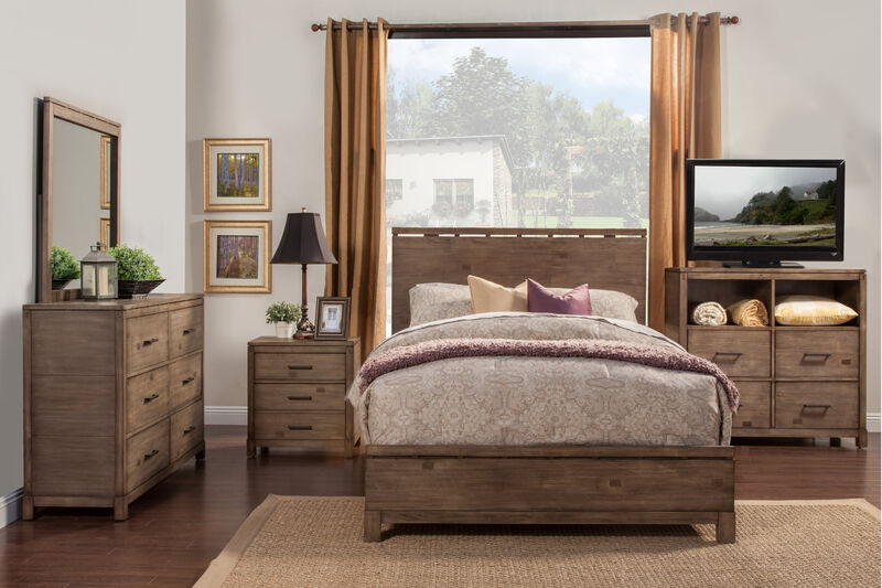 Sydney 6 Drawer Dresser, Weathered Grey