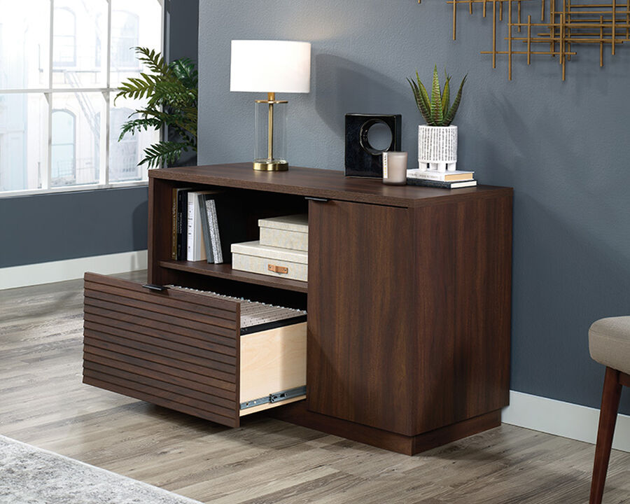 Small dark brown credenza