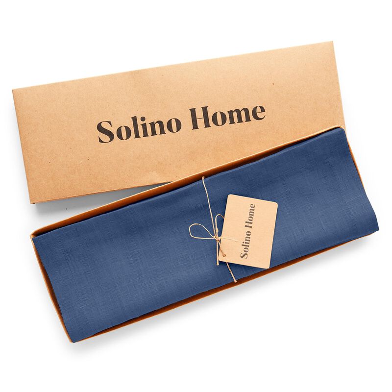 Solino Home 100% Pure Linen Placemats 14 x 19 Inch Set of 4 |Diana