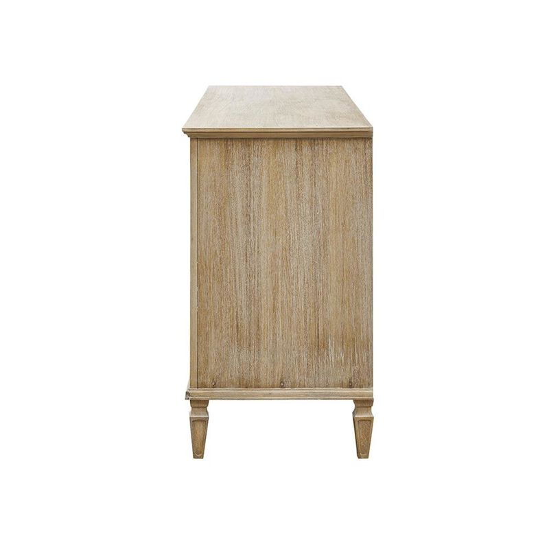 Starlight Canyon Home Brown Bedroom Storage Dresser with 6 Spacious Drawers for Clothes and More