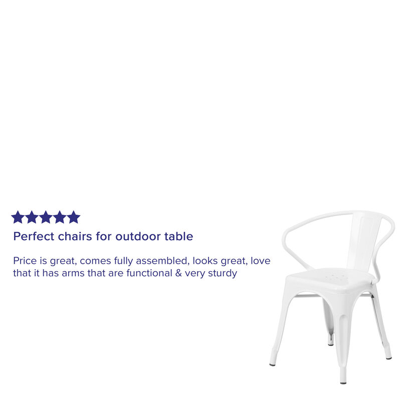 Metal Colorful Restaurant Chairs