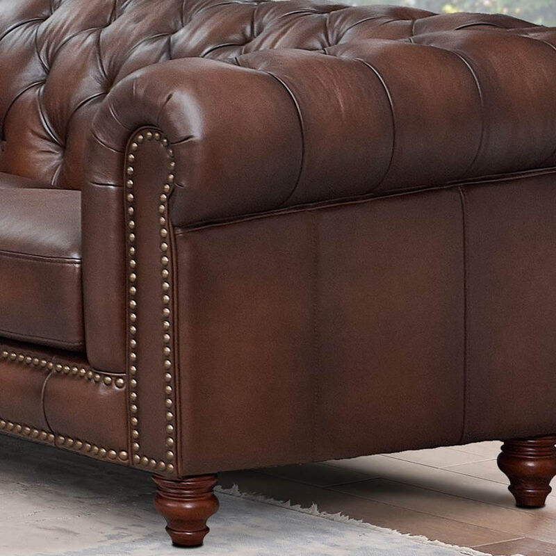 Alton Bay Top Grain Leather Sofa