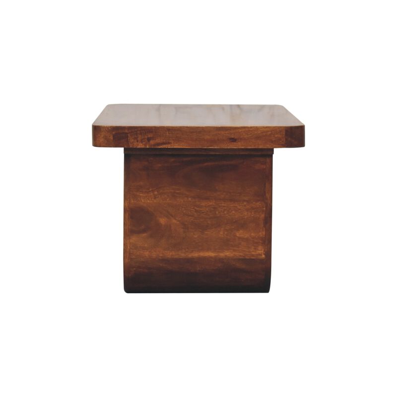 Artisan Furniture Solid Wood Chunky Chestnut Coffee Table