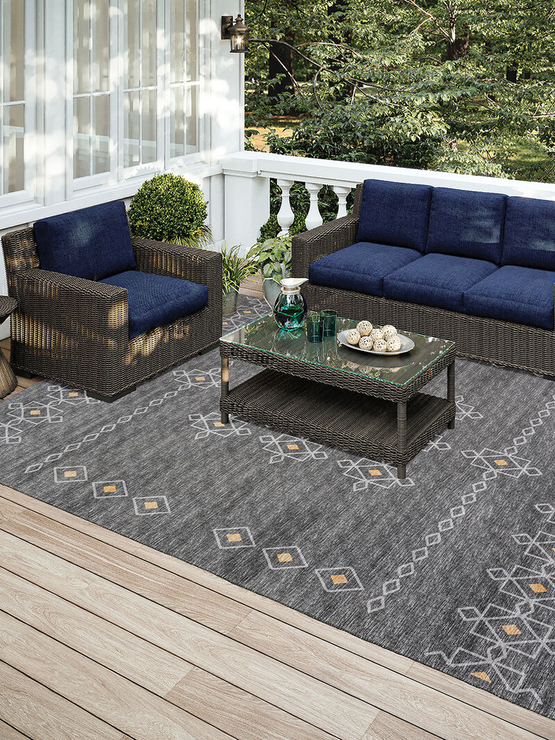 Sedona SN3 Charcoal 8' x 10' Rug