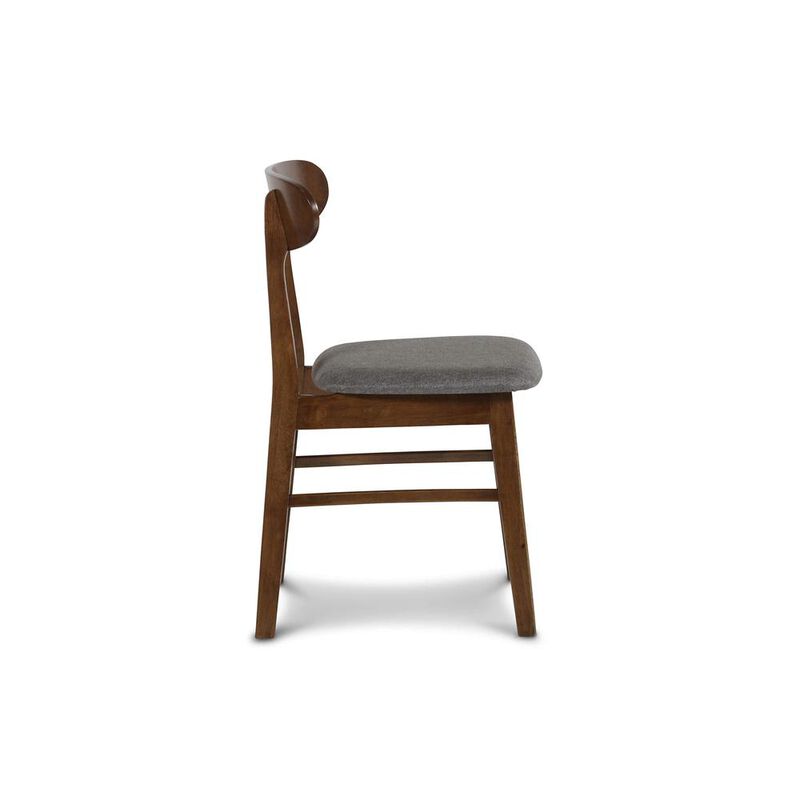 New Classic Furniture Morocco Dark Gray Solid Wood Dining Chair (Set of 6)