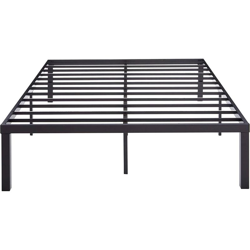 Hivvago Queen size Modern 16-inch Heavy Steel Metal Platform Bed Frame
