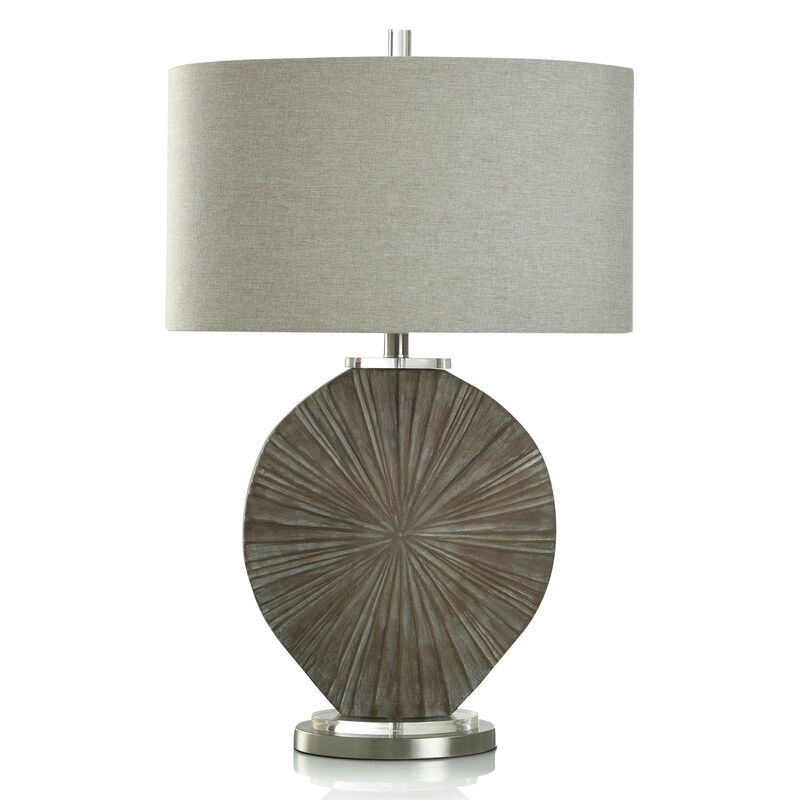 Silver Burst Table Lamp