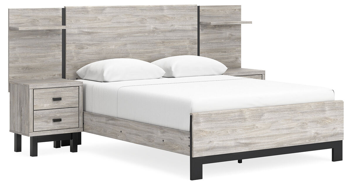 Queen Panel Bed w/Extensions