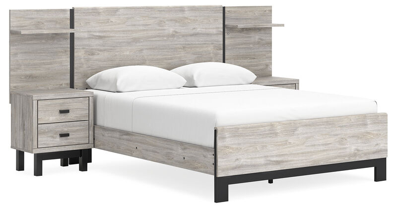 Queen Panel Bed w/Extensions