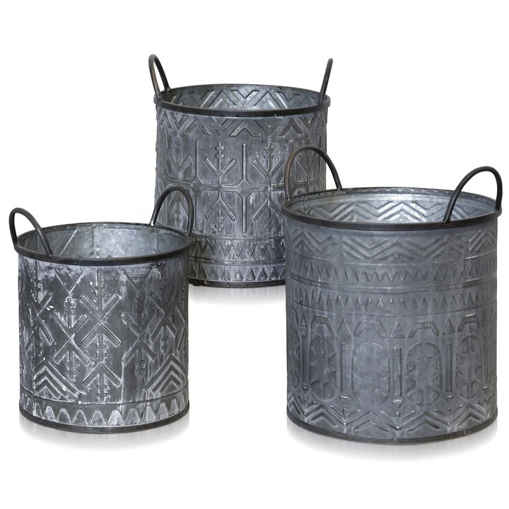 Galvanized Bucket Set