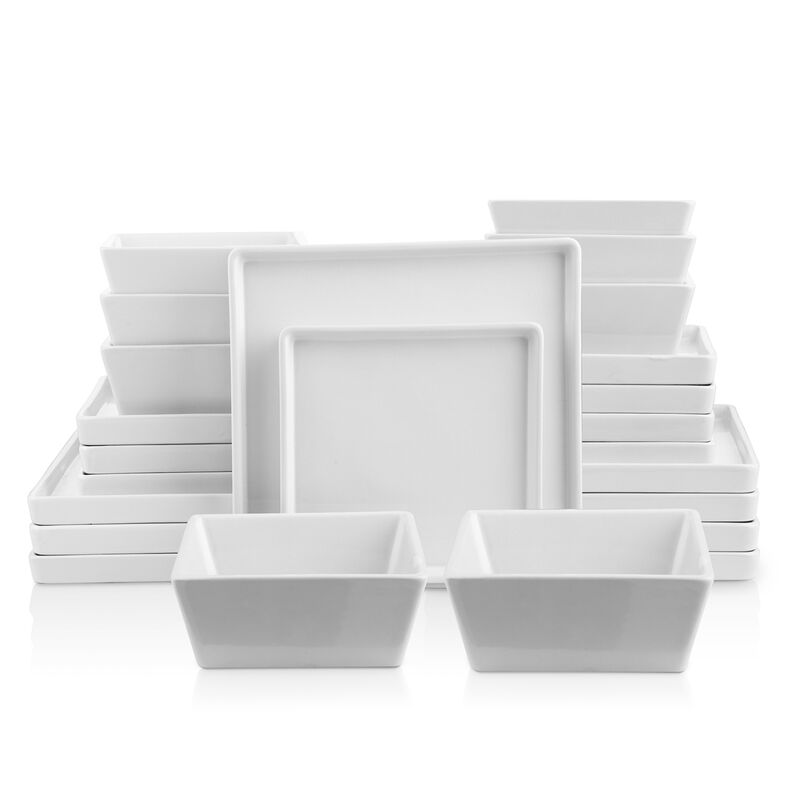 Stone Lain Grace Stoneware 24 Piece Dinnerware Set