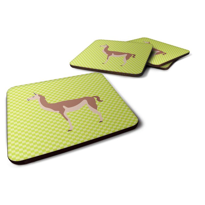 Caroline's Treasures Guanaco Green Decorative coasters, 3.5, Multicolor