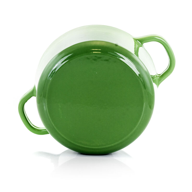 Crock-Pot Artisan 2 Piece 3 Quarts Enameled Cast Iron Dutch Oven in Pistachio Green