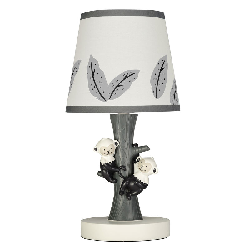 Lambs & Ivy Jungle Party Tree with Monkeys Lamp with Shade & Bulb
