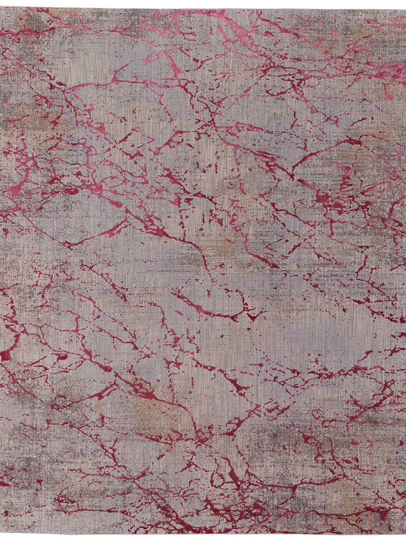 Pryor 39NEF 7'10" x 10' Pink/Gray/Taupe Rug