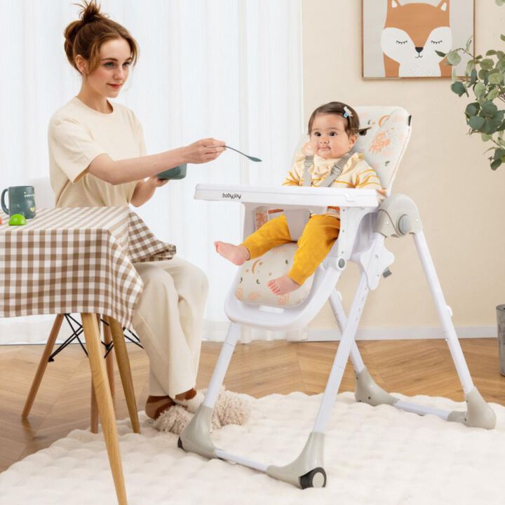 Hivvago 3-In-1 Convertible Baby High Chair for Toddlers