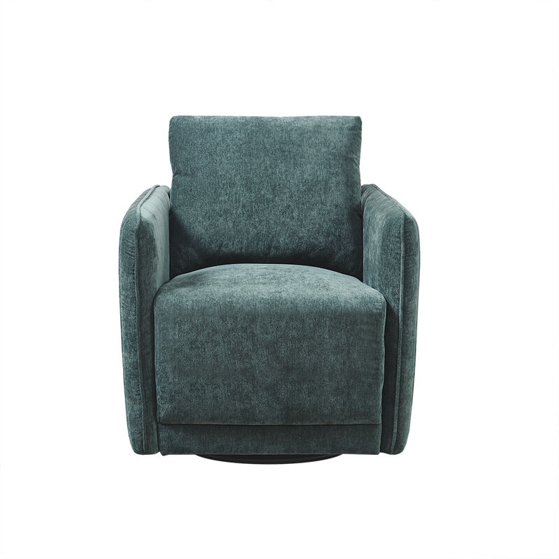 Gracie Mills Jaylah Upholstered 360° Swivel Chair