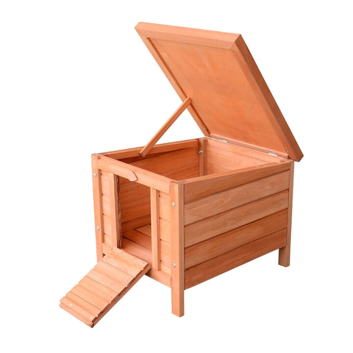 Weather-Resistant Pet House for Dogs with Ventilation and Door