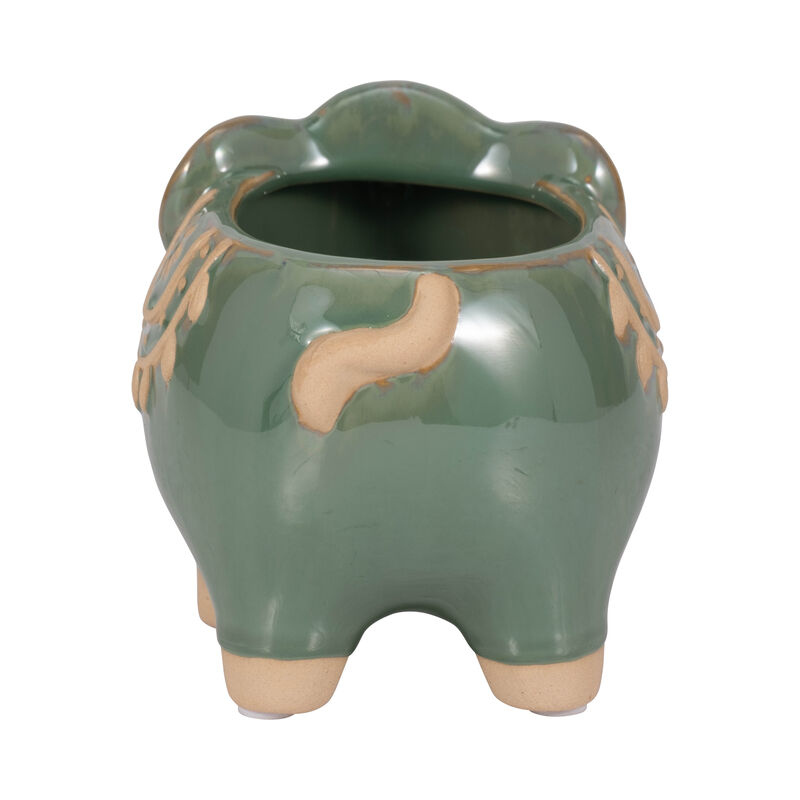 7" Elephant Planter