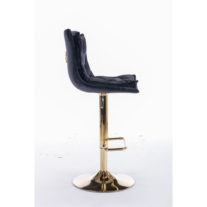 Chrome Swivel Bar Stools Set