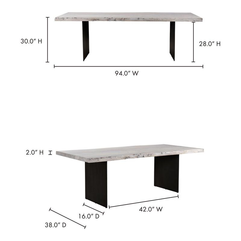 Moe's Home Collection Evans Dining Table