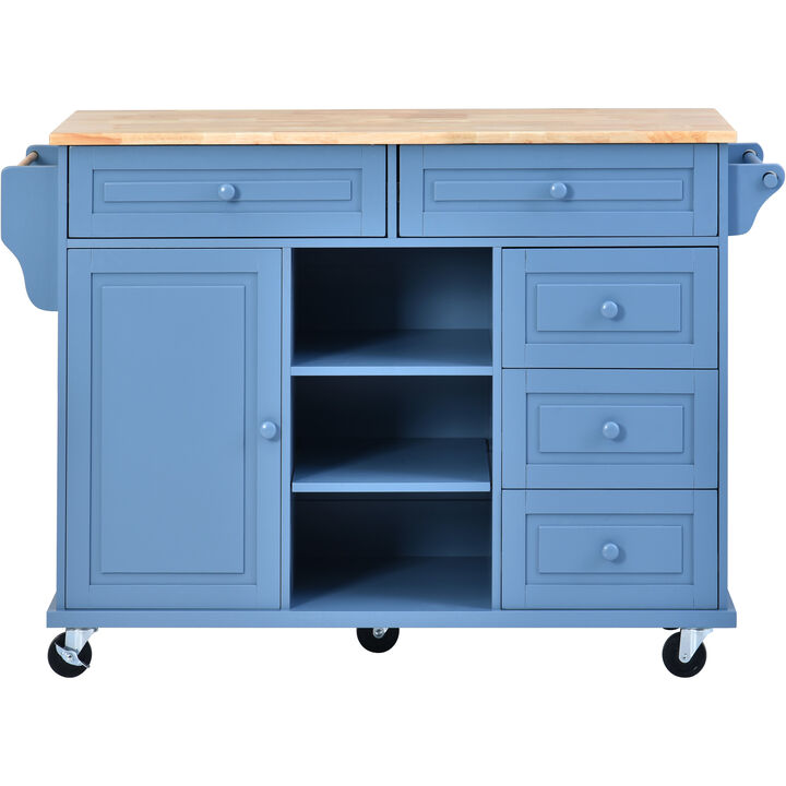 Merax Rolling Mobile Kitchen Island