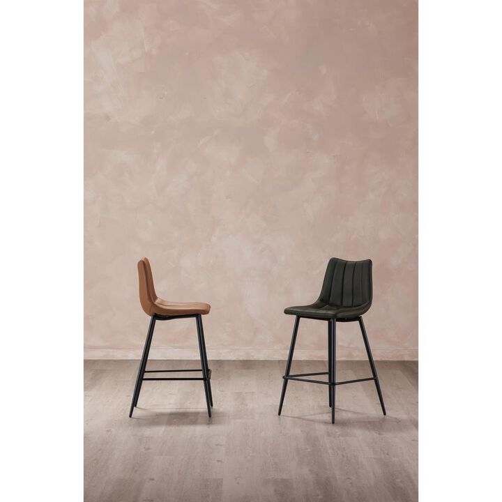 Moe�s Alibi Barstool Dark Green-Set Of Two