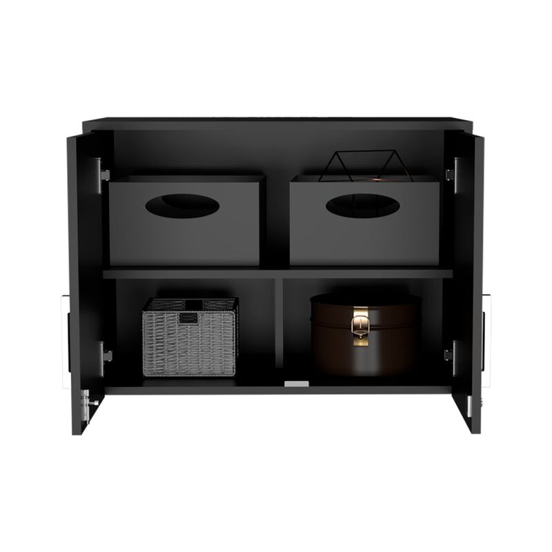 Wall Storage Cabinet Lions, Garage, Black