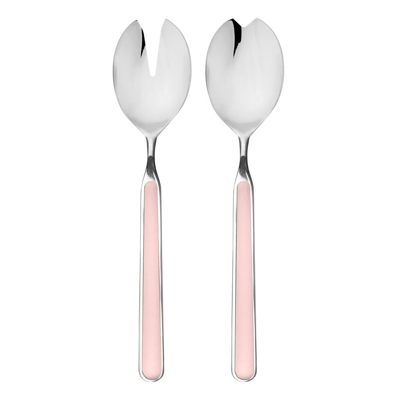 Fantasia 2-Piece Salad Serving Set in Pale Rose