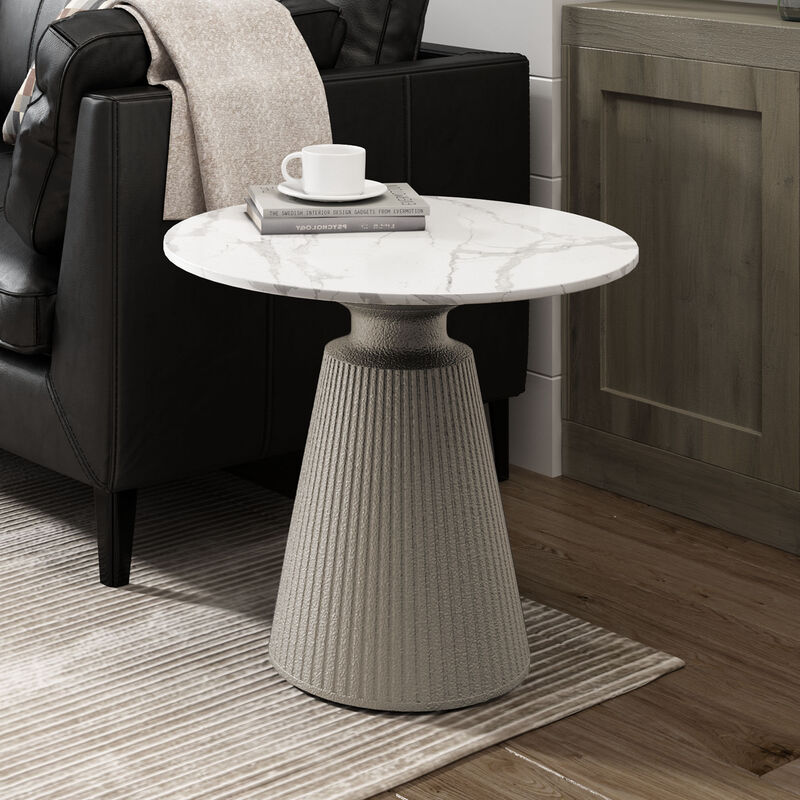 17.5" LEDA OUTDOOR & INDOOR SIDE TABLE