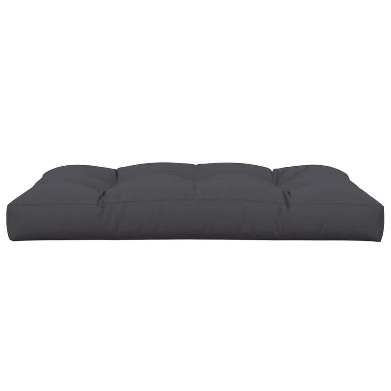 Keya Cushion for Bench, 31x47, Tufted Stitched Gray Outdoor Fabric - Benzara