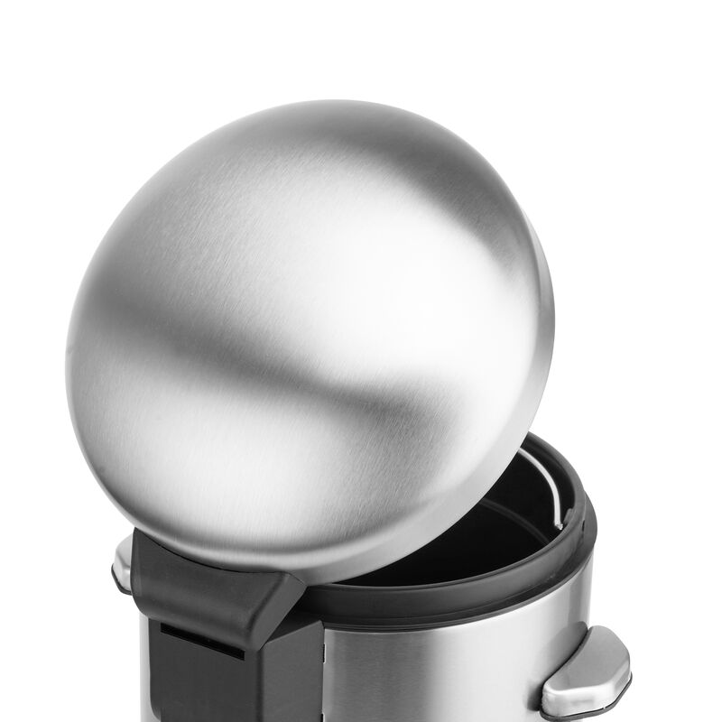 1.32 Gallon Stainless Steel Trash Can.