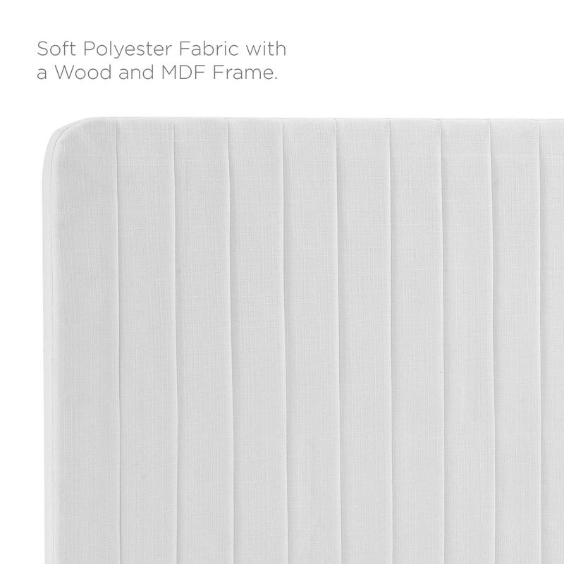 Modway - Milenna Channel Tufted Upholstered Fabric King/California King Headboard