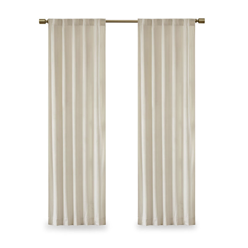 Gracie Mills Peregrine Velvet Room Darkening Curtain Panel Pair - 37x84"