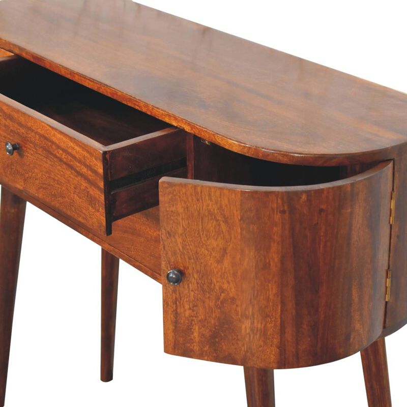 Artisan Furniture Solid Wood Grove Chestnut Console Table