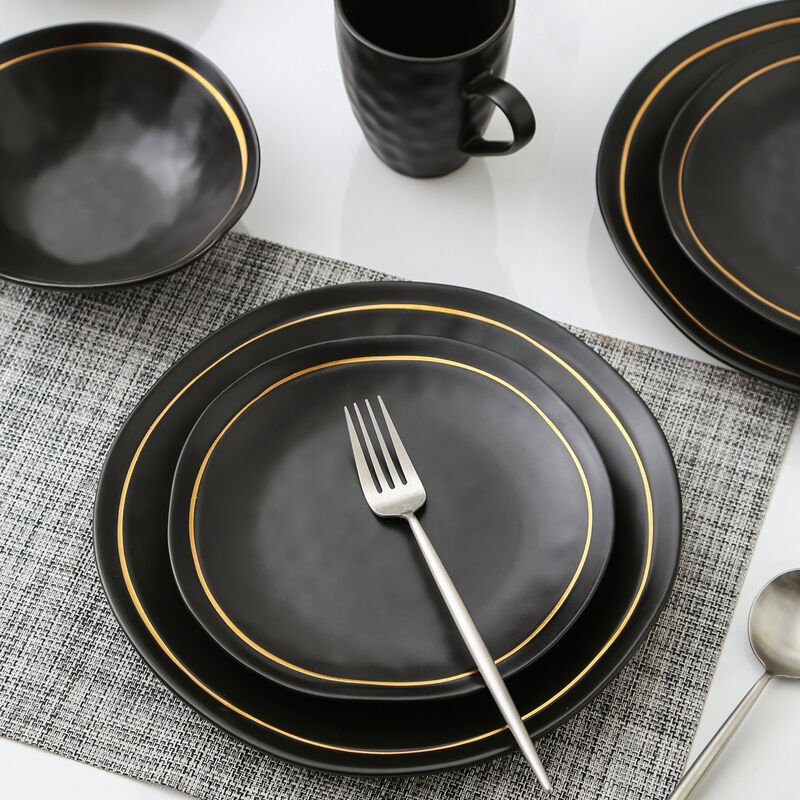 Stone Lain Clara Porcelain 16 Piece Dinnerware Set