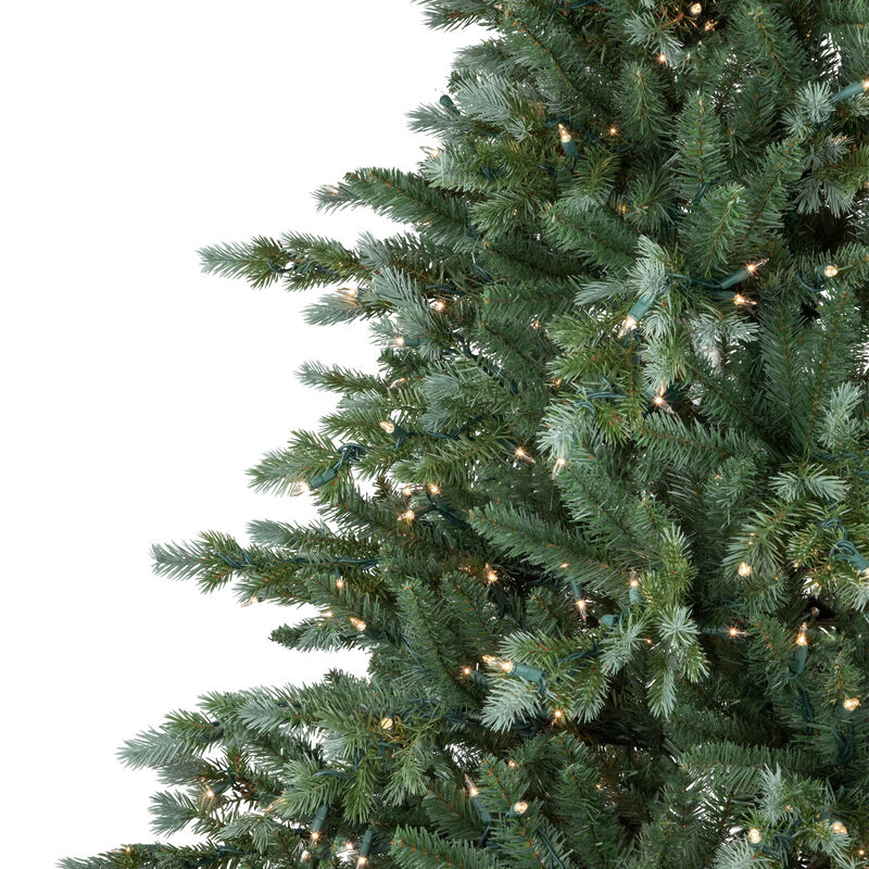 7' Pre-Lit Blue Spruce Artificial Christmas Tree  Clear Lights