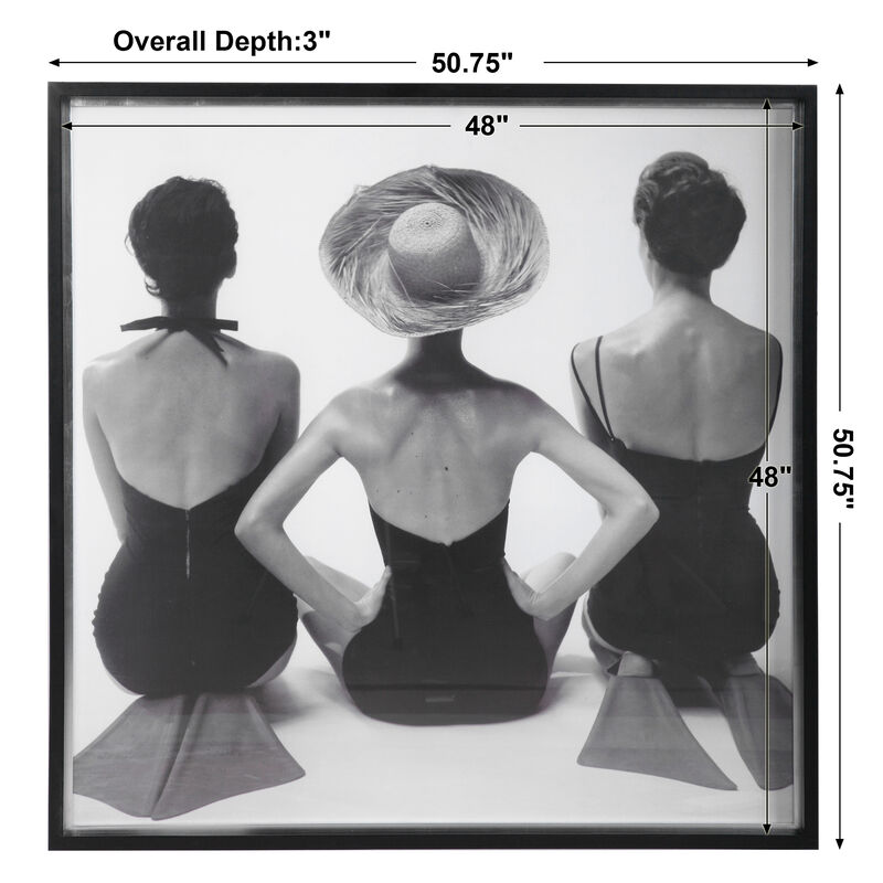 Ladies' Swimwear, 1959 Fashion Print