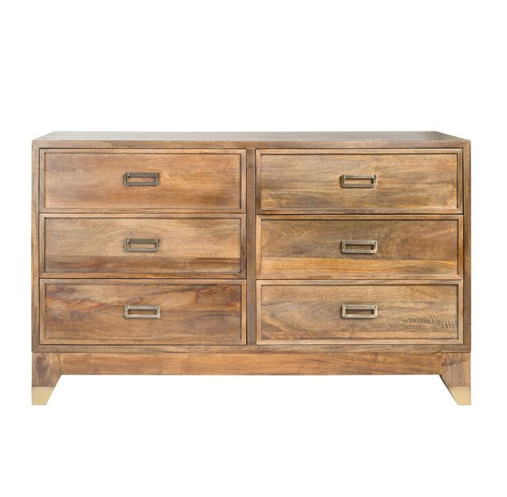 Everette Six Drawer Dresser