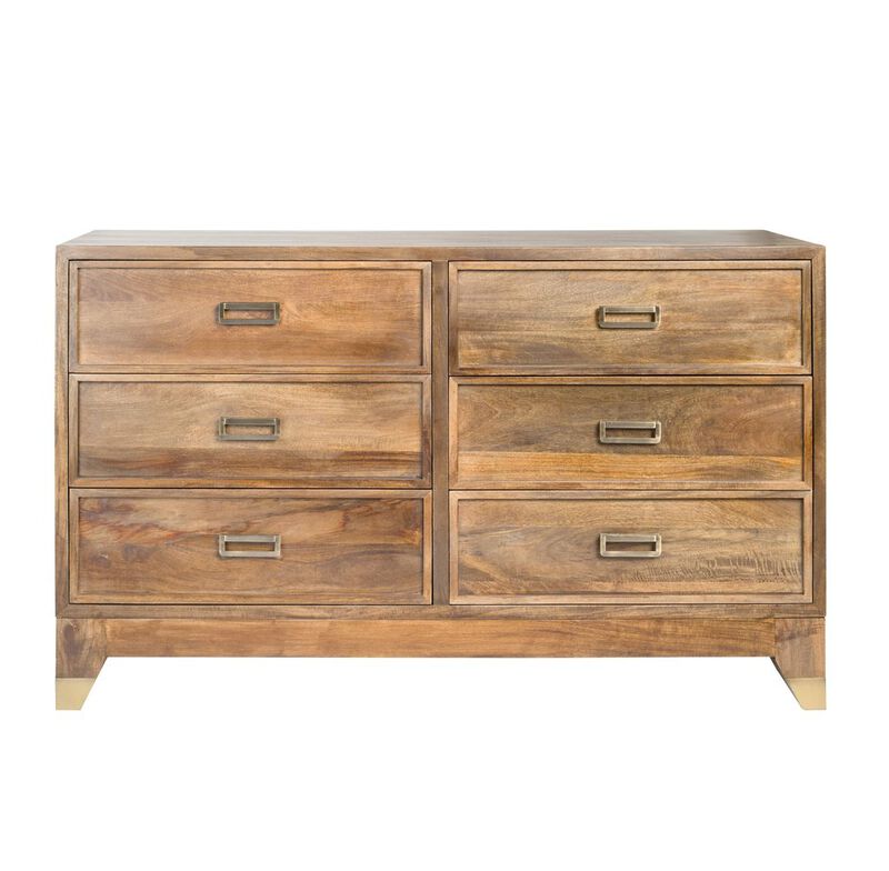 Everette Six Drawer Dresser
