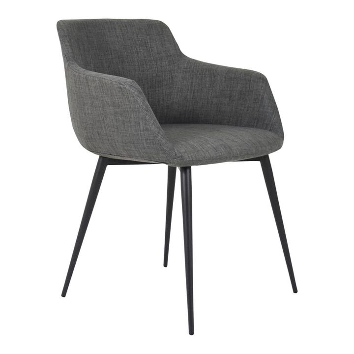 Ronda Modern Armchair Duo - Dark Grey, Belen Kox