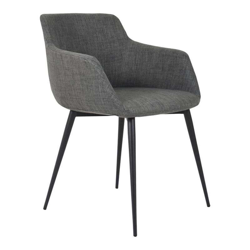 Ronda Modern Armchair Duo - Dark Grey, Belen Kox
