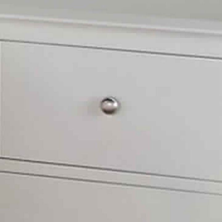 Pine Wood Nightstand With 2 Drawers, White-Benzara