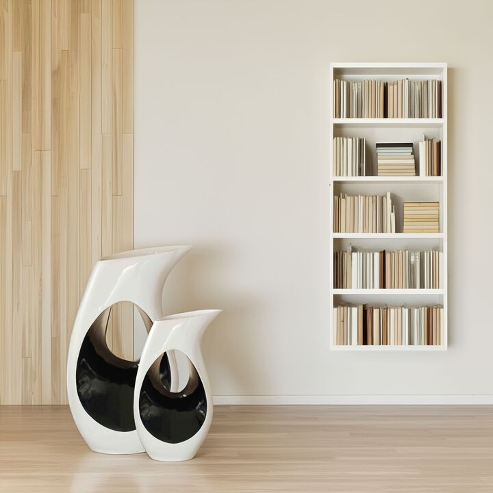 Set of 2 Sizes Floor Vases