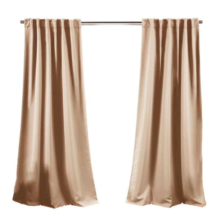 Blackout Window Curtains – Set of 2 Thermal Insulated Room Darkening Panels